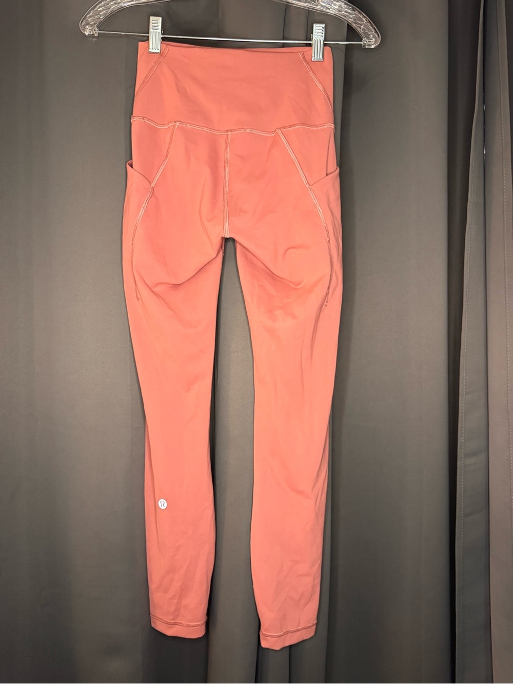 Lululemon Coral High-Waist Active Leggings - Picture 2 of 4